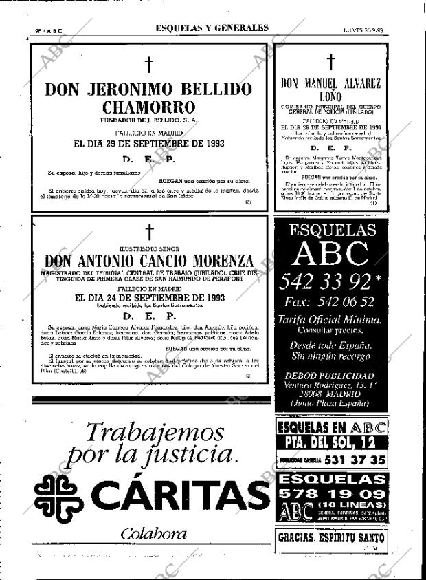 ABC MADRID 30-09-1993 página 98