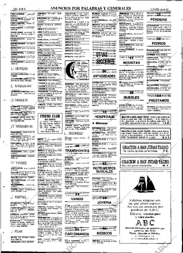 ABC SEVILLA 30-09-1993 página 106