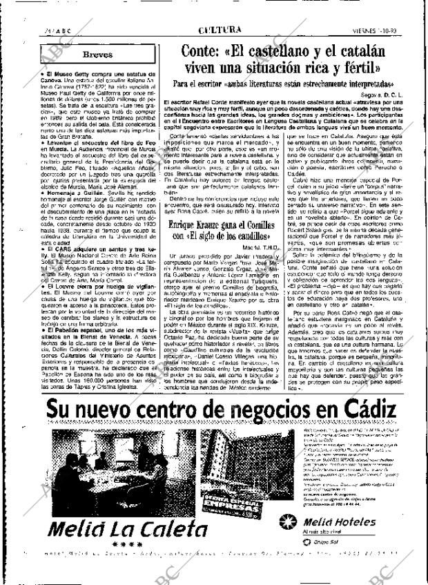 ABC MADRID 01-10-1993 página 74