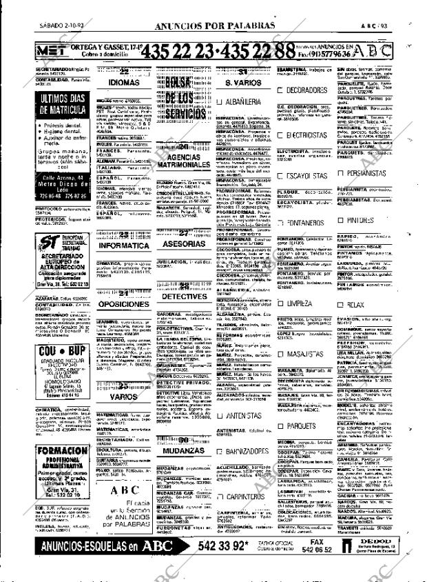 ABC MADRID 02-10-1993 página 93
