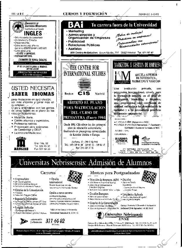 ABC MADRID 03-10-1993 página 100