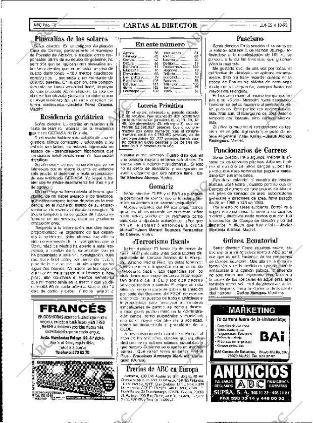 ABC MADRID 04-10-1993 página 18