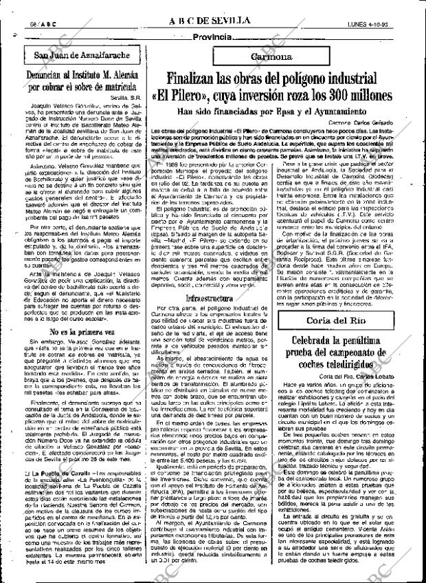 ABC SEVILLA 04-10-1993 página 68