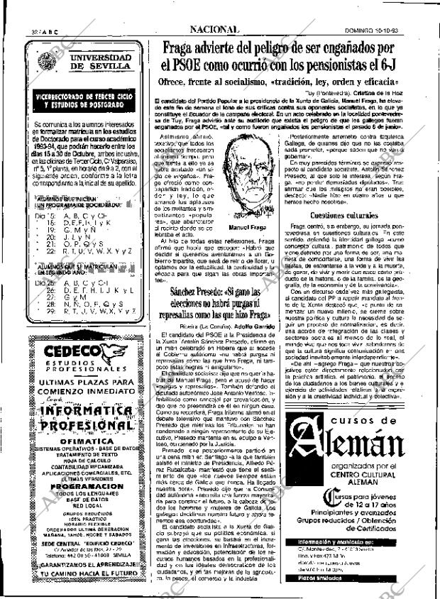 ABC SEVILLA 10-10-1993 página 32