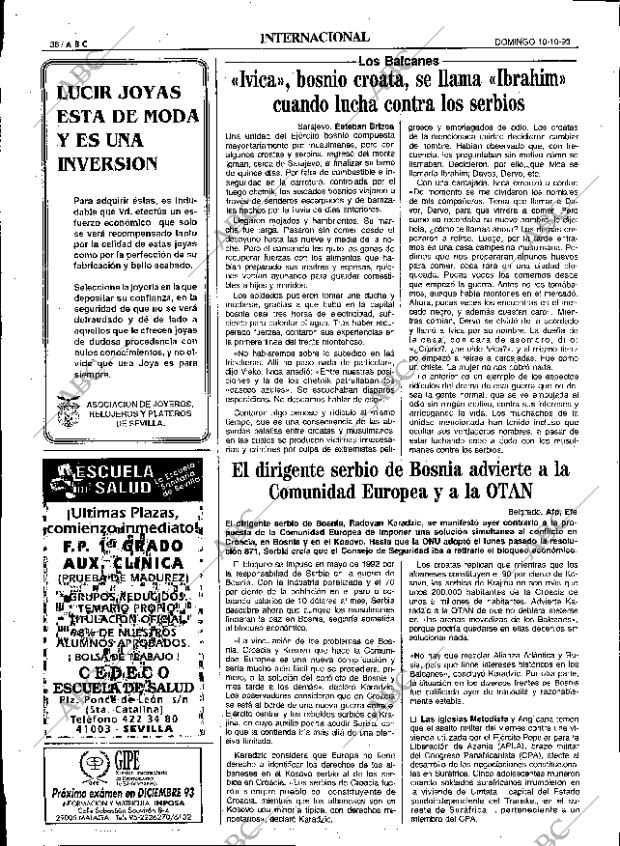 ABC SEVILLA 10-10-1993 página 38