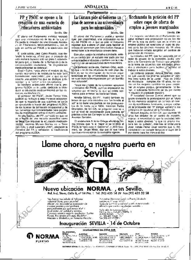 ABC SEVILLA 14-10-1993 página 45