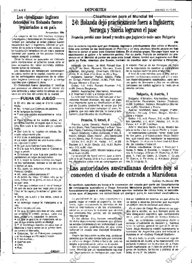 ABC SEVILLA 14-10-1993 página 94