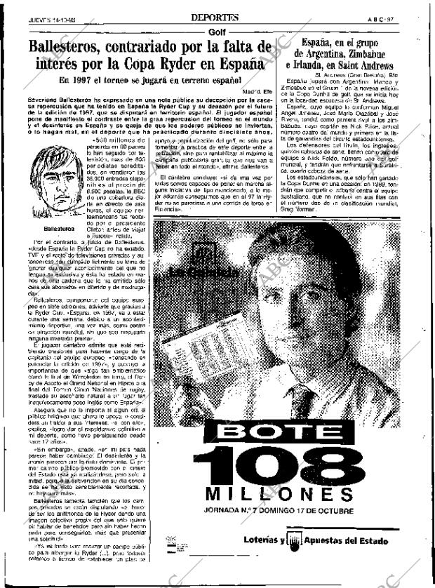 ABC SEVILLA 14-10-1993 página 97