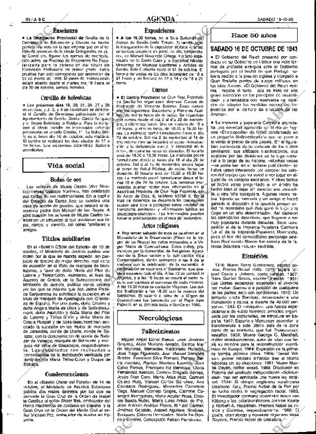 ABC SEVILLA 16-10-1993 página 64