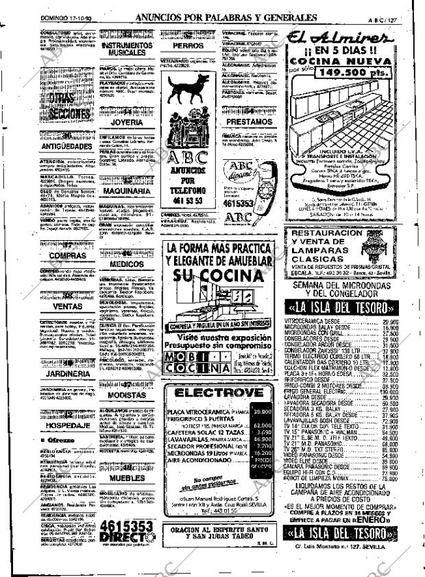 ABC SEVILLA 17-10-1993 página 127