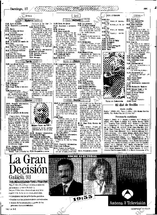 ABC SEVILLA 17-10-1993 página 142