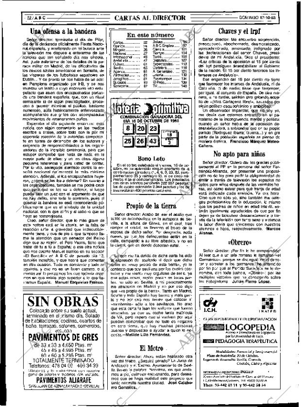 ABC SEVILLA 17-10-1993 página 22