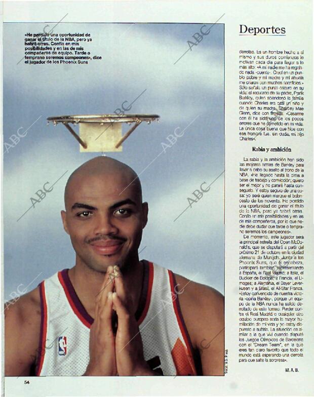 BLANCO Y NEGRO MADRID 17-10-1993 página 54