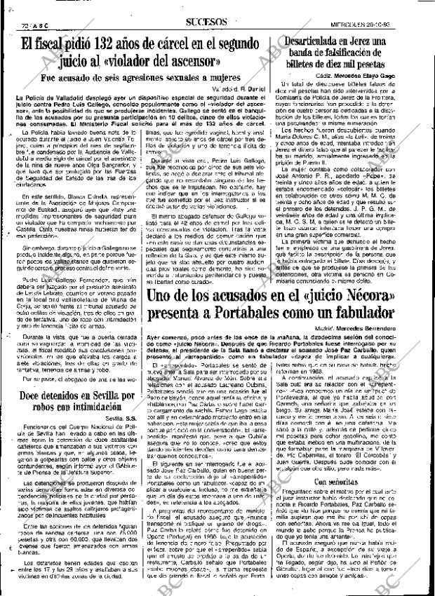 ABC SEVILLA 20-10-1993 página 72