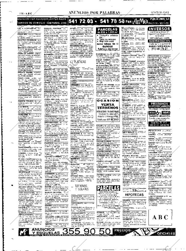 ABC MADRID 21-10-1993 página 118