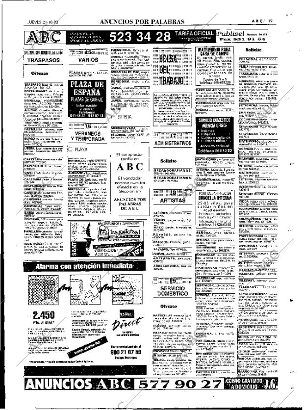 ABC MADRID 21-10-1993 página 119