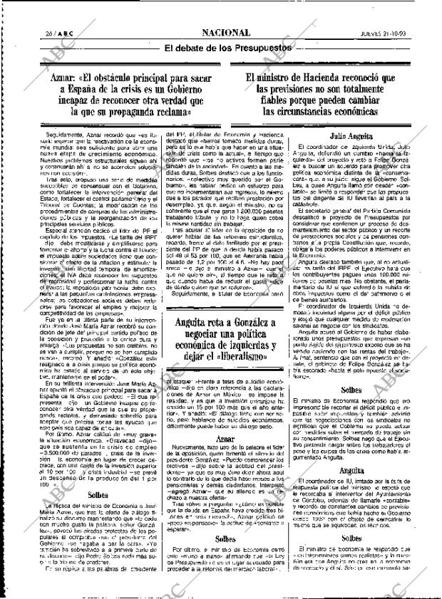 ABC MADRID 21-10-1993 página 26