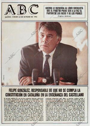ABC MADRID 22-10-1993 página 1