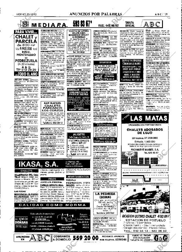 ABC MADRID 22-10-1993 página 109