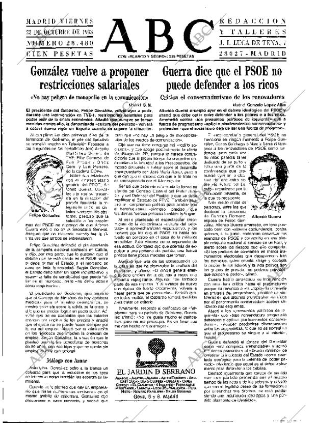 ABC MADRID 22-10-1993 página 19