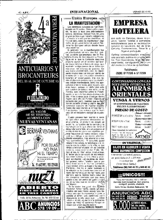 ABC MADRID 22-10-1993 página 42