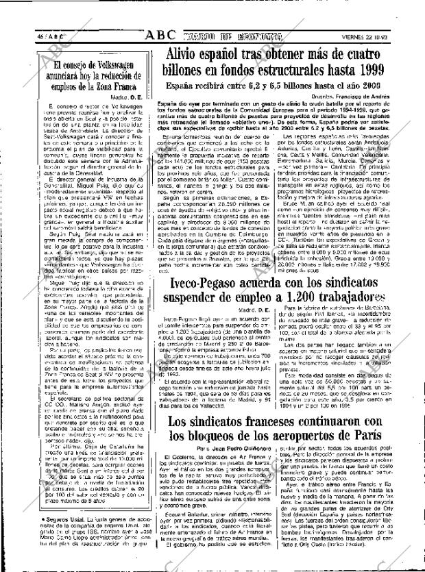 ABC MADRID 22-10-1993 página 46