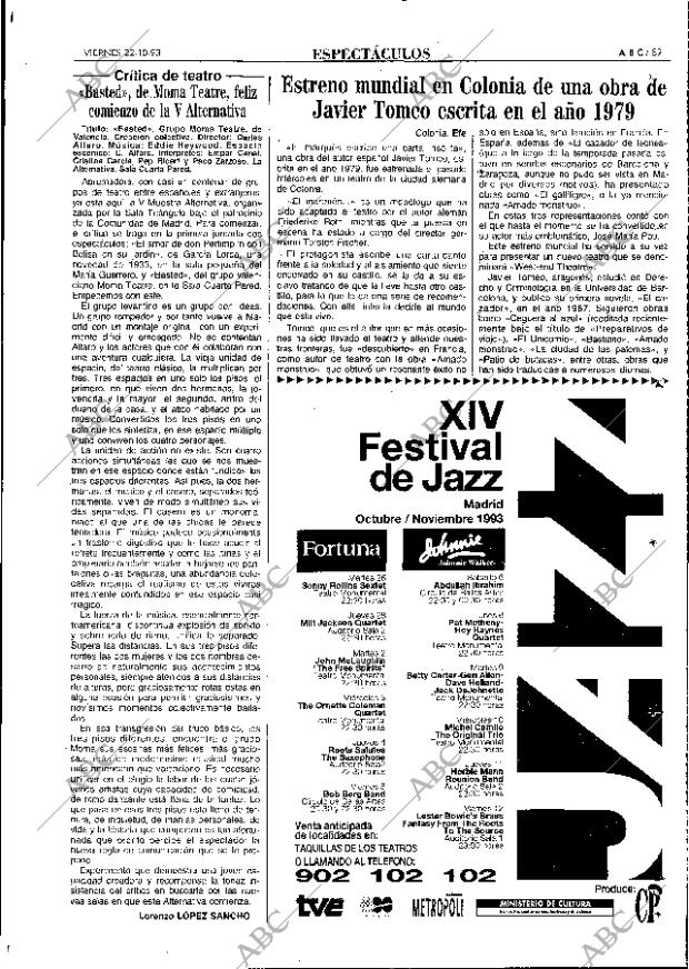 ABC MADRID 22-10-1993 página 89