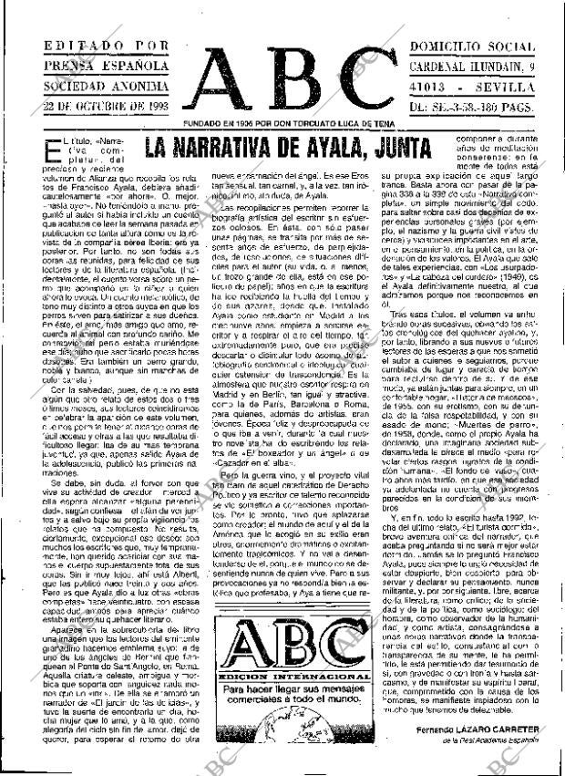 ABC SEVILLA 22-10-1993 página 3
