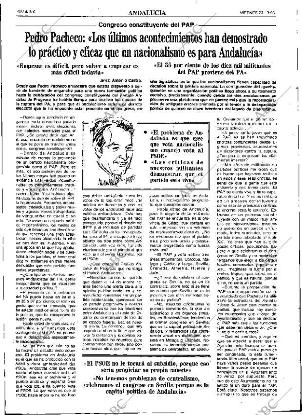 ABC SEVILLA 22-10-1993 página 42
