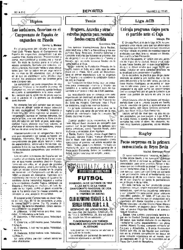 ABC SEVILLA 22-10-1993 página 90