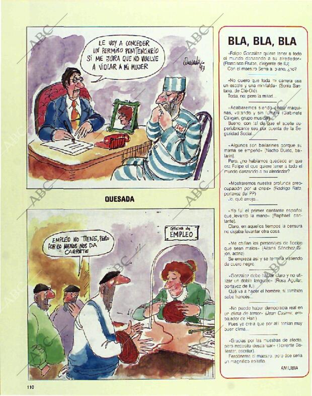 BLANCO Y NEGRO MADRID 24-10-1993 página 110