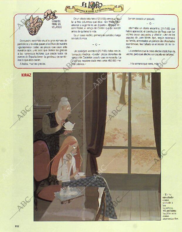 BLANCO Y NEGRO MADRID 24-10-1993 página 112