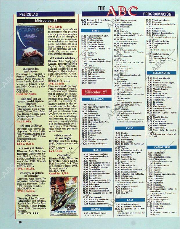 BLANCO Y NEGRO MADRID 24-10-1993 página 128