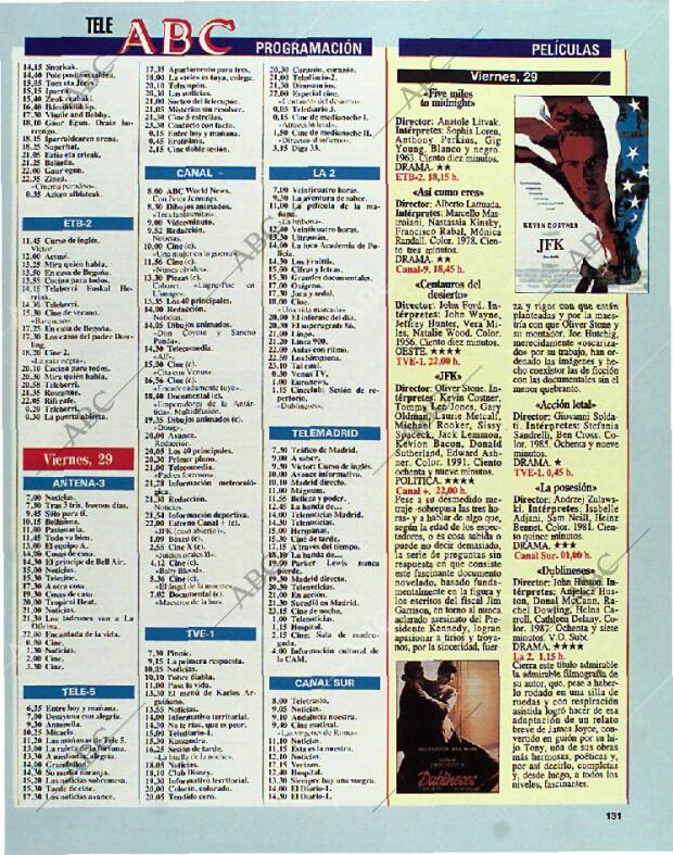 BLANCO Y NEGRO MADRID 24-10-1993 página 131