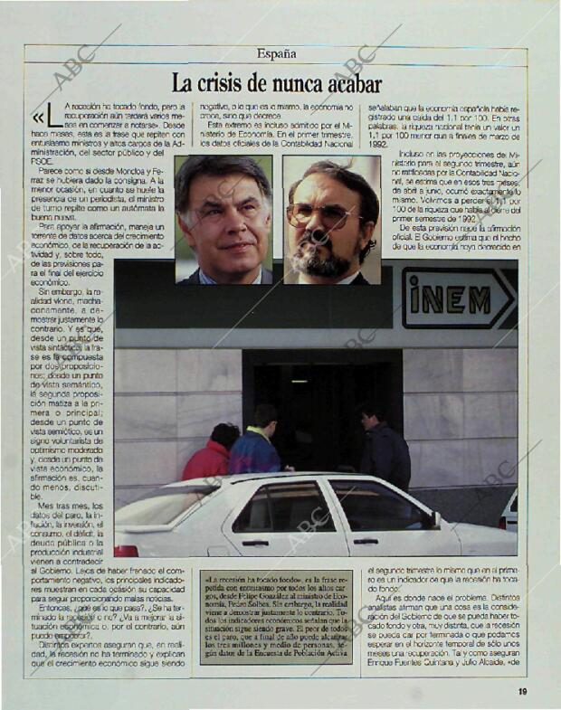 BLANCO Y NEGRO MADRID 24-10-1993 página 19