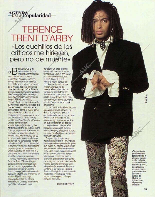 BLANCO Y NEGRO MADRID 24-10-1993 página 35