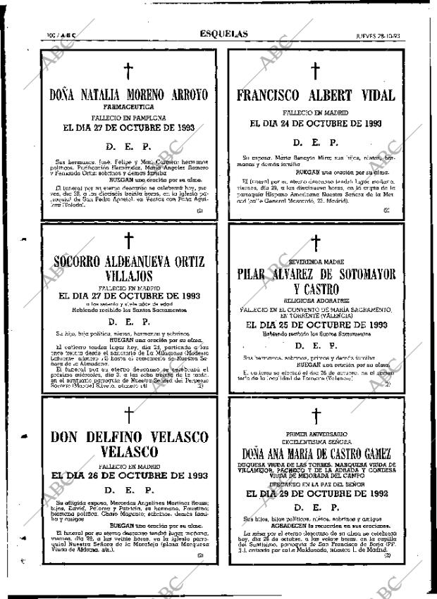 ABC MADRID 28-10-1993 página 100