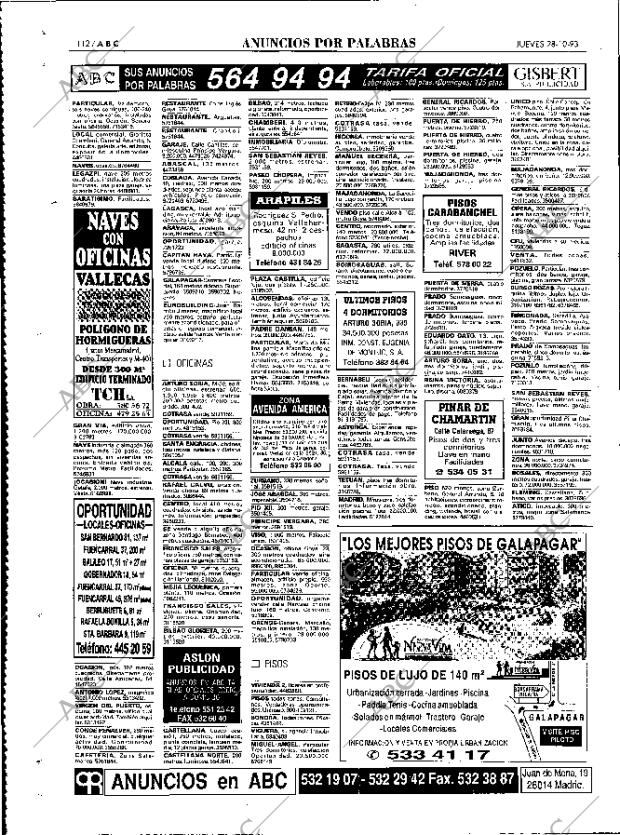 ABC MADRID 28-10-1993 página 112