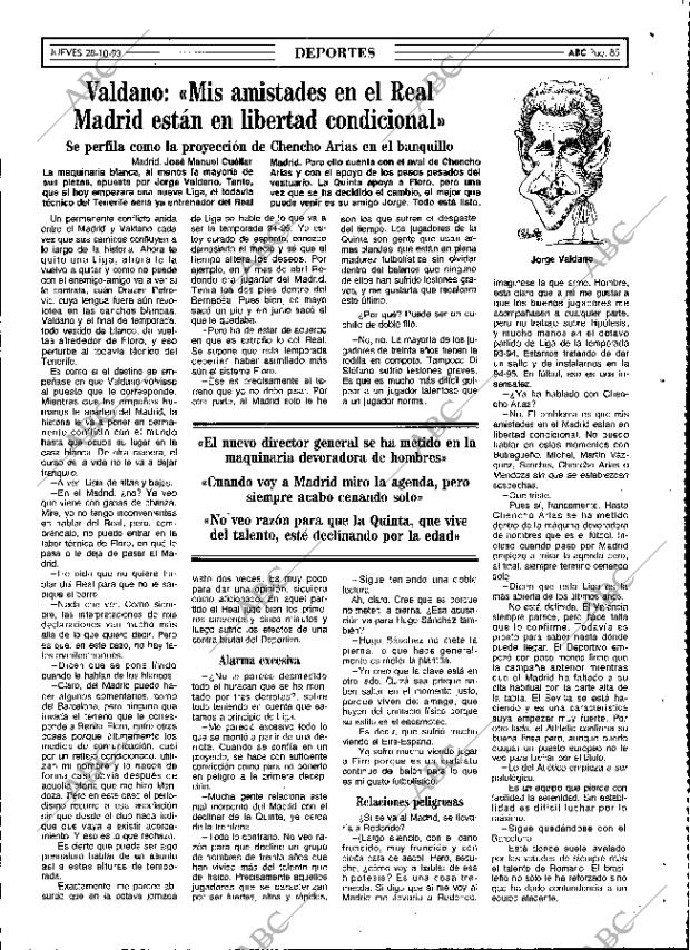 ABC MADRID 28-10-1993 página 85