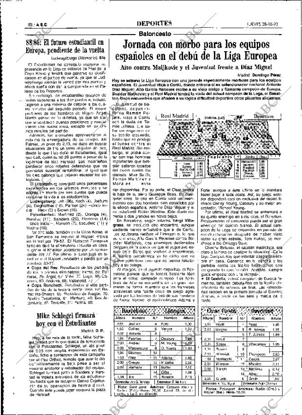 ABC MADRID 28-10-1993 página 88