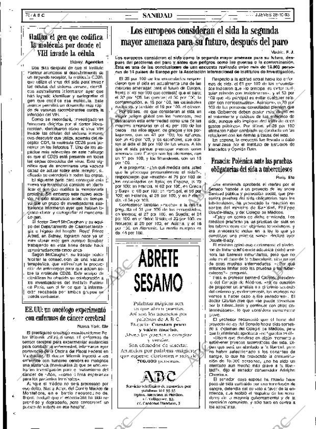 ABC SEVILLA 28-10-1993 página 76
