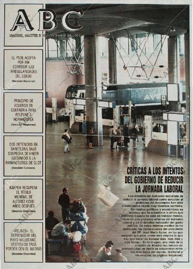 ABC MADRID 02-11-1993 página 1