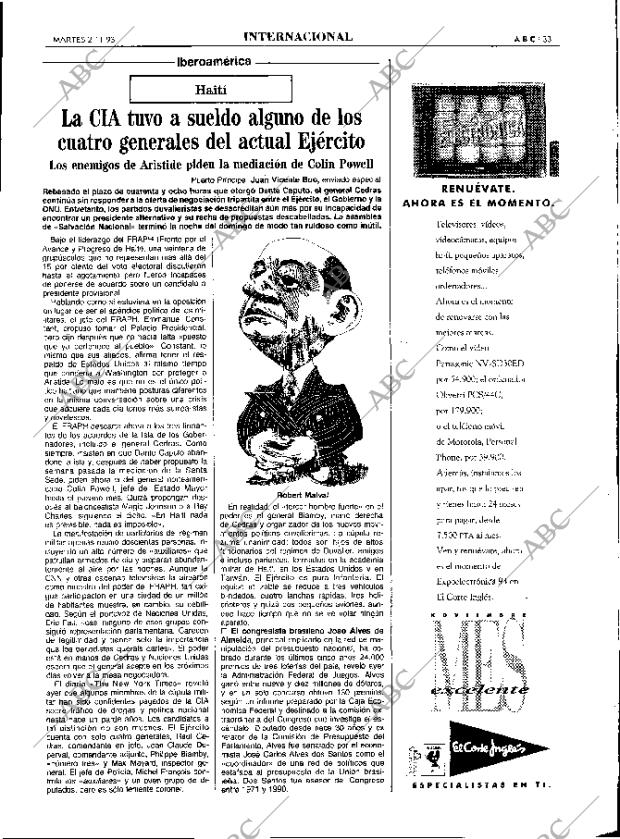 ABC MADRID 02-11-1993 página 33