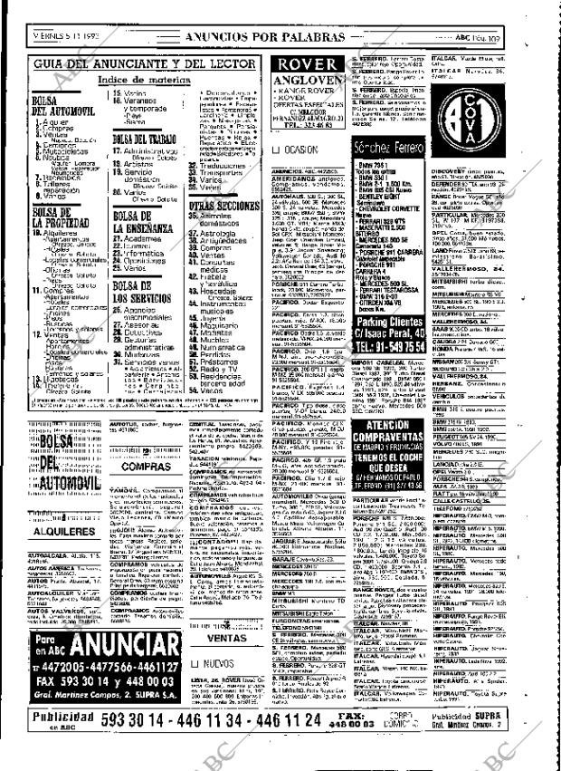 ABC MADRID 05-11-1993 página 109