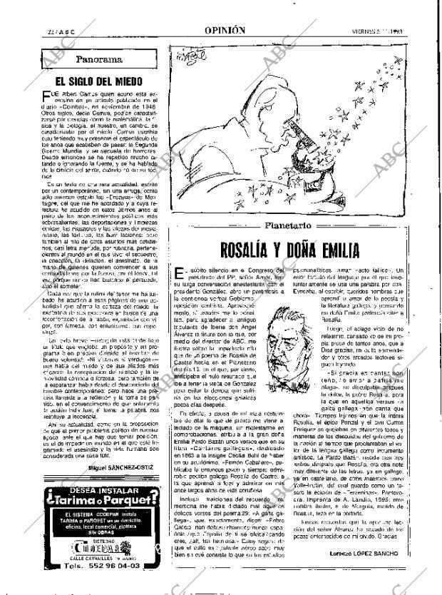 ABC MADRID 05-11-1993 página 22