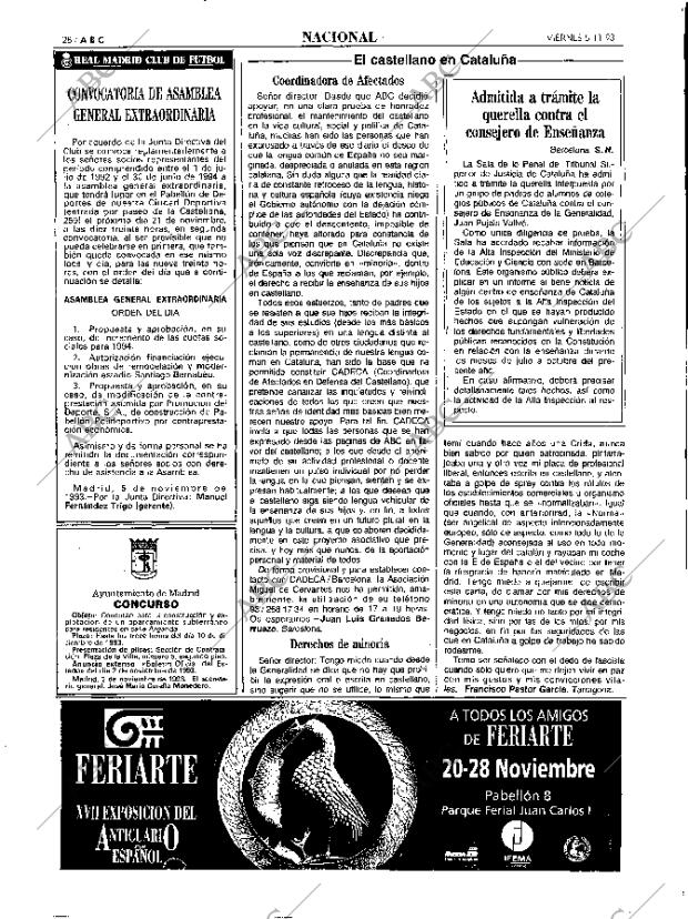 ABC MADRID 05-11-1993 página 28