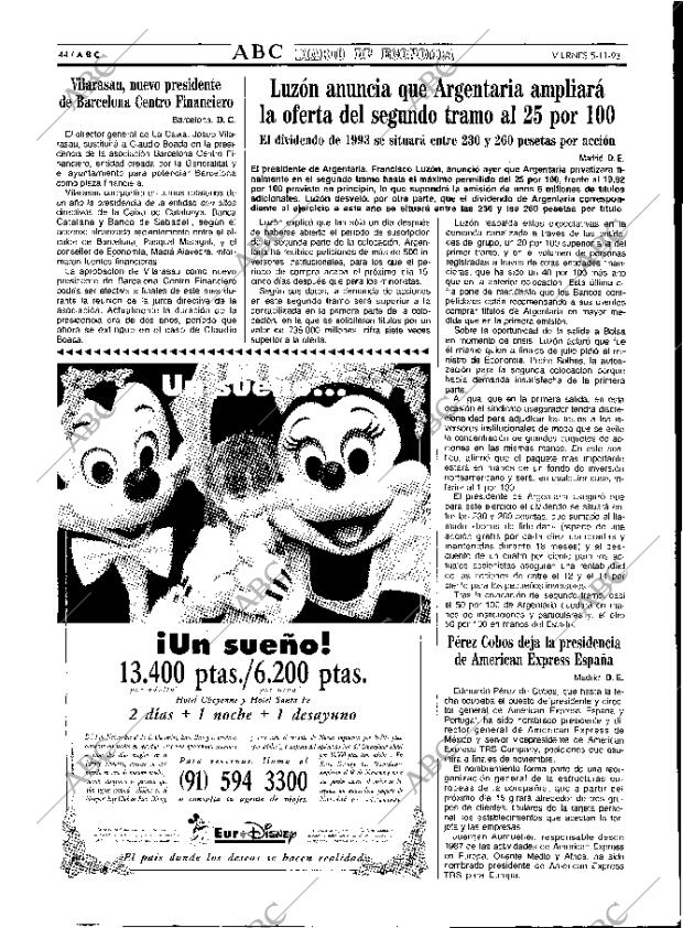ABC MADRID 05-11-1993 página 44