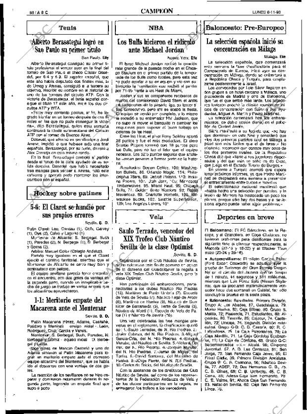 ABC SEVILLA 08-11-1993 página 88