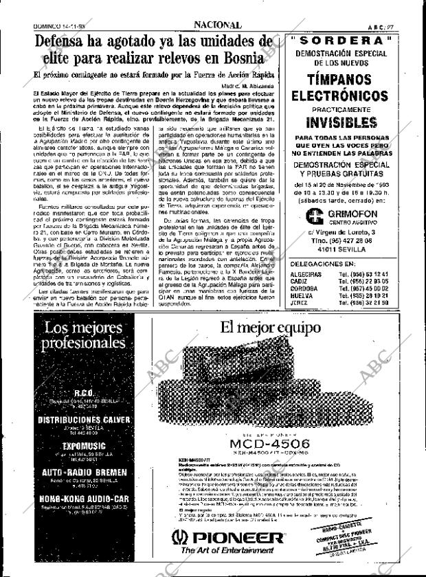 ABC SEVILLA 14-11-1993 página 27