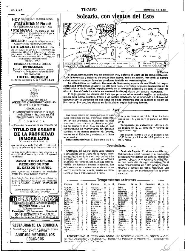 ABC SEVILLA 14-11-1993 página 82